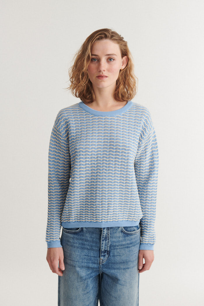 Basic Apparel Cashi Pullover Sweaters 877 Dutch canal / birch